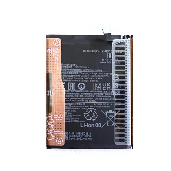 Battery Xiaomi Poco M4 Pro 5G 21091116AG/MZB0BGVIN/BN5C 5000mAh